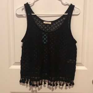 Qrew Cute Tank Top (See through)